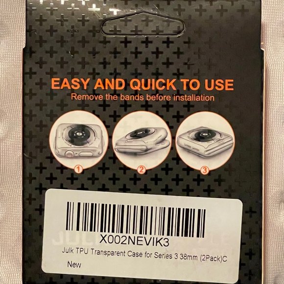 JULK 38mm Transparent Apple Watch Case  11 AVAILABLE!! - Picture 2 of 7